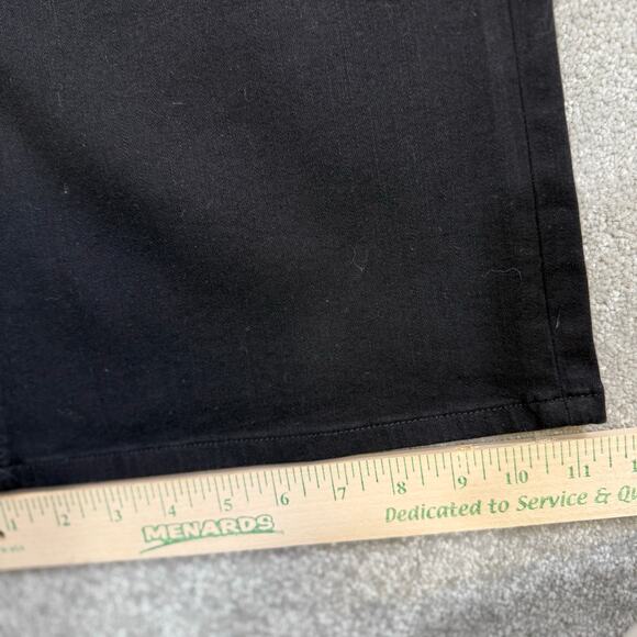 Quince NWOT Stretch High Rise Wide Leg Jeans Black Sz 29 30" - Picture 12 of 14